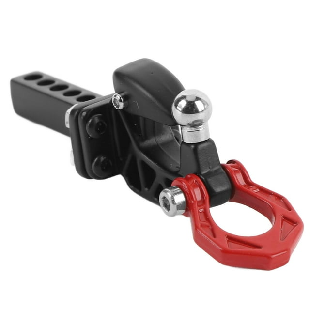 Castre de Remolque de Remolque RC de Metal RC, Receptor de Enganche de Remolque para Piezas de Parachoques Traseros de Rastreador de 1/10 RC