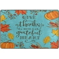 thumbnail image 4 of SKYSONIC 72x48in Thanksgiving Day Area Rug, Maple Leaves Pumpkin Non-Slip Floor Carpet for Indoor Living Dining Room and Bedroom Area, 4 of 7