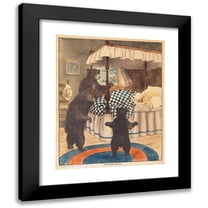 Elizabeth Tyler Wolcott 20x24 Black Modern Framed Museum Art Print Titled - The Three Bears (1918)