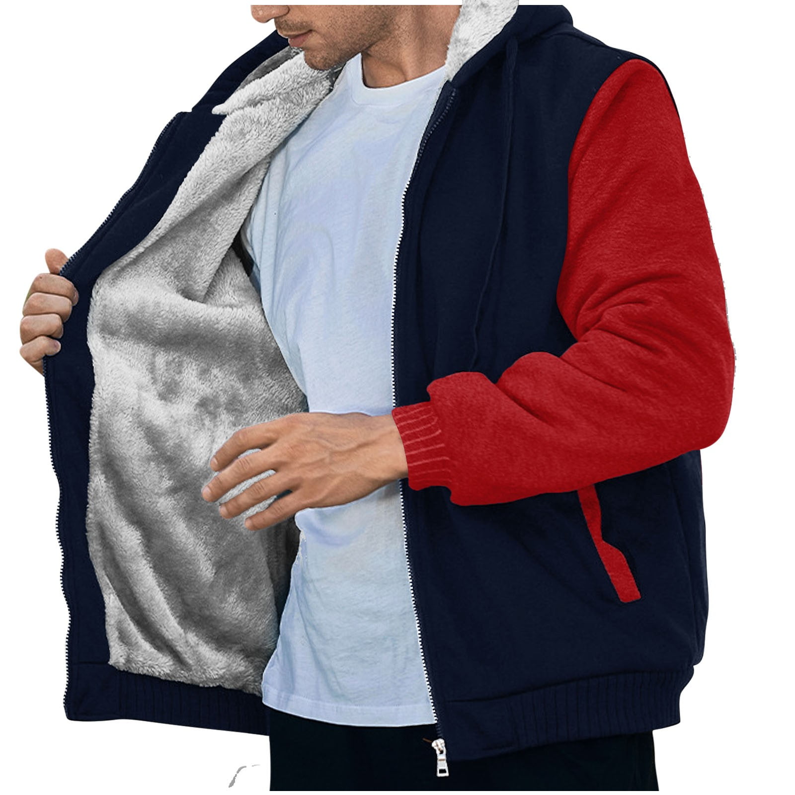 Aofany Sales Hoodies for Men, Mens Hoodies Zipper Hooded Sweater Coat Men's Solid Color Cardigan Men's Fashion Hoodies & Sweatshirts