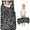 Black and White, variant on Black and Yellow Of Leopard Print Toddler Nap Mats for Kids Preschool,Sleeping Mat Bag or Kids,Toddler Sleeping Bag,Toddler Nap Mat or Daycare
