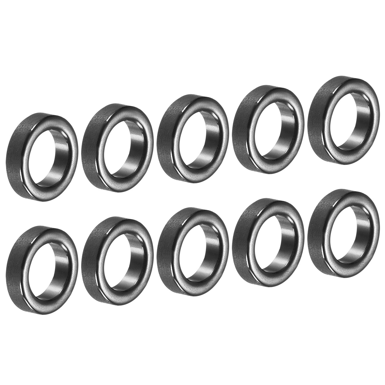 5mm Ceramic Guide Ring Fishing Rod Repair Kit, Black 10 Pack