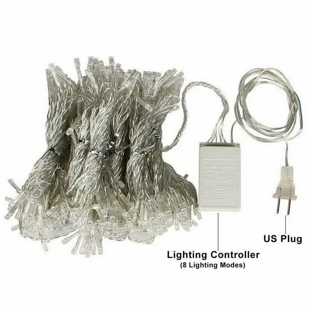 VicTsing 3*3M Curtain String lights 304 LED Wall Lights Christmas String Fairy Wedding Curtain Ligh For Home Decoration