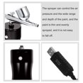 thumbnail image 2 of 1 Set Mini Aérographe avec Compresseur d'Air Rechargeable Outil de Peinture Portable, 2 of 5