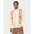 thumbnail image 2 of Honor The Gift Men's Hawthorne Patchwork Embroidered Canvas Box Fit Jacket (Medium, Cream), 2 of 8