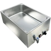 NSF 14 in. Countertop Electric Food Warmer, Buffet Warmer, Buffet Food Warmer With Faucet, Stainless Steel