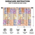 thumbnail image 2 of Blackout Kids Curtains,Pioneer Flower Childrens Insulated Curtains Set Of 2,Bedroom Essentials,Toddler Room Decor 42x54in(106x137cm), 2 of 4