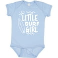 thumbnail image 3 of Inktastic Little Surf Girl with Surfboard Girls Baby Bodysuit, 3 of 5