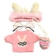 thumbnail image 2 of Ropa y accesorios para muñecas, conjuntos, juguetes de simulación, ropa para animales de peluche Rosa, 2 of 9