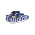 thumbnail image 4 of New Women Wild Diva Marsden-01 Striped Canvas Round Toe Classic Lace Up Sneaker, 4 of 5