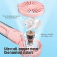 thumbnail image 6 of Qholemyo USB Rechargeable Neck Hanging Portable Misting Fan 4 Speed Small Cooling Fan For Home Office, 6 of 6