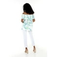 thumbnail image 2 of Women's Hawaiian Off-Shoulder Ruffle Muumuu Top in Orchid Breeze White L, 2 of 5