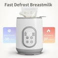 thumbnail image 6 of Baby Bottle Warmer, 8 in 1 Fast Milk Warmer with Timer/Accurate Temperature Control/Sterilize/Heat/Thaw/Keep 24H, Portable Bottle Warmer for Breastmilk & Formula, Heat Baby Food, Suit All Bottles, 6 of 10