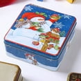 thumbnail image 6 of Christmas Metal Cookie Tin with Lids, Storage Container for Xmas Cookies Candy Brownies Snacks Craft Holiday Party Gift Box (D), 6 of 6