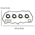 thumbnail image 6 of JIAHAOO Car Engine Valve Cover Gasket Set OEM Standard 12030 5A2 A01 Easy Install For Acura 2.4L Engine System Parts, 6 of 9