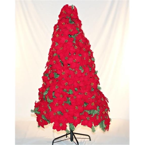 Queens of Christmas WL-TRPS-06 WL-TRPS-06 - 6 tall Poinsettia Tree