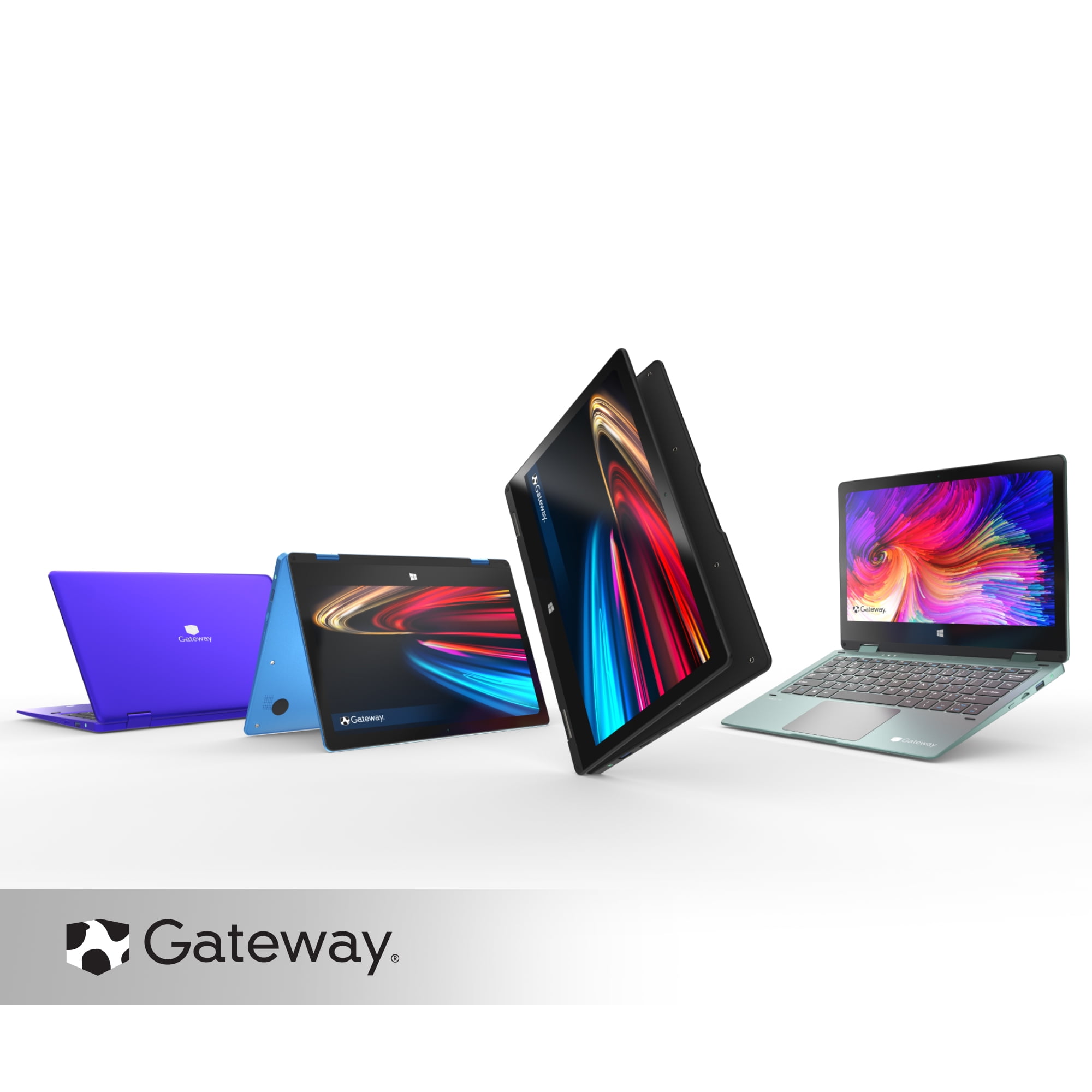 Gateway 11.6" FHD 2-in-1 Convertible Notebook, Intel Celeron, 4GB RAM, 64GB Storage, Tuned by THX™ Audio, Webcam, Windows 10 S, Microsoft 365 Personal 1-Year Included, Google Classroom Compatible