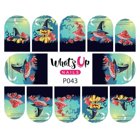 Whats Up Nails P043 It's All An Illusion Water Decal Sliders for Nail Art Design