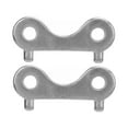 2PCS Marine Boat Deck Fill Plate Key Stainless Steel Boat Gas Water