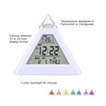 thumbnail image 6 of HOTBEST Alarm Clock 7 LED Color, Digital Alarm Thermometer Night Glowing Cube 7 Colors Clock LED Change with Data and Temperature Display for Bedroom Child, 6 of 10