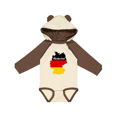 

Inktastic Oktoberfest Germany Map Flag 2 Gift Baby Boy or Baby Girl Long Sleeve Bodysuit