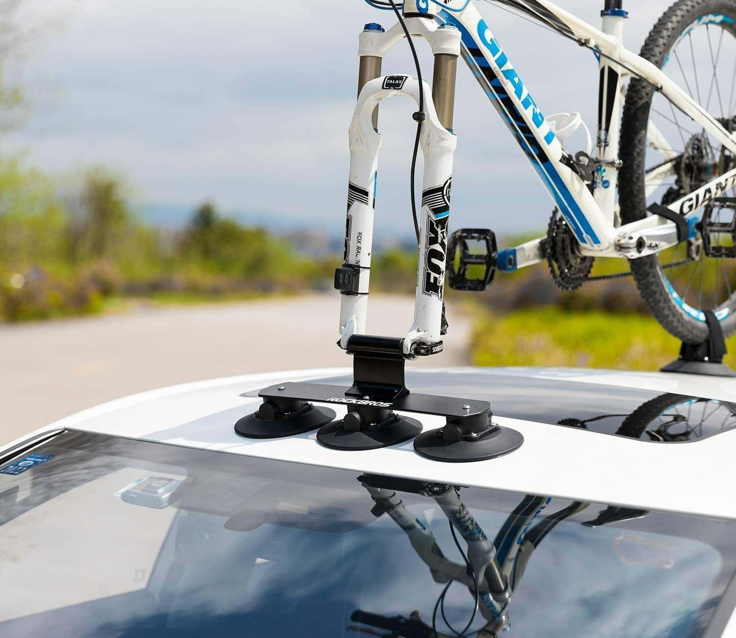 ROCKBROS Car Roof Mounted Bike Rack Carrier Quick Released