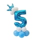 thumbnail image 2 of Globos de látex con números del 0 al 9 para cumpleaños, aniversarios de boda o fiestas. Número 5, 2 of 4