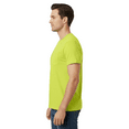 thumbnail image 3 of Gildan High Visibility Pocket T-Shirt, Hi Vis Short Sleeve Work Tee 50/50 cotton/polyester (Safety Green-S), 3 of 6