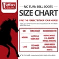 thumbnail image 2 of Jeffers Equine Ballistic Bell Boots for Horses, No Turn Bell Boots. - Black, Large - 1 Pair, 2 of 7