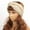 Beige, variant on Njoeus Women Winter Headbands Ear Warmer Knit Soft Fleece Elastic Headband Chunky Turban Head Wrap Hairband
