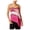 Pink - dragonfruitcombo, variant on Rachel Roy Womens Printed Asymmetrical Tank Top, Pink, Small