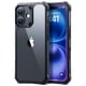 thumbnail image 1 of Funda de teléfono ESR Air Armor Series para iPhone 16, color negro transparente, 1 of 7