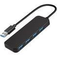 thumbnail image 2 of USB 3.0 Hub 4-Port USB Hub USB Splitter USB Expander for Laptops Flash Drive HDD, 2 of 8