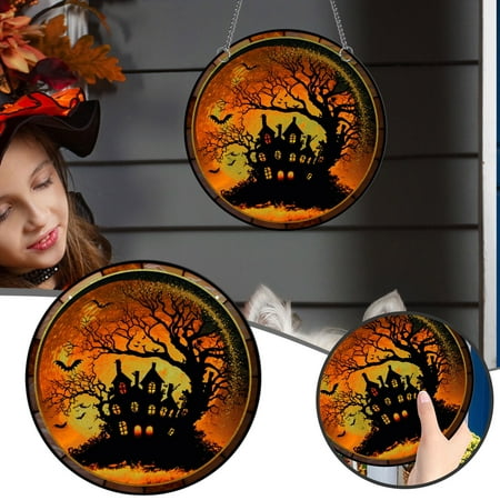 

Dark Acrylic Hanging Pendant For Home Decor With Double Sided Design