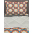 thumbnail image 3 of Space Comforter & Sham Bedding Set, Natal Astrological Chart Pattern Circular Motifs and Strokes Zodiac Signs Astrology, 3 pcs Duvet Set Microfiber Filling Quilt, 5 Sizes, Multicolor, by Ambesonne, 3 of 4