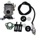 thumbnail image 2 of Carburetor for Earthquake E43 E43CE Auger MC43 MC43CE MC43E MD43 Tiller Cultivator WE43 WE43E Edger Powermate PEA438 PCV43 Southland SCV43 SEA43 SEA438 Eskimo Mako M43 43cc 51.7cc Engine, 2 of 7