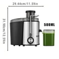 thumbnail image 2 of Extractor de Jugo Better Chef 2 Velocidades, Exprimidor de Frutas y Verduras Enteras con Filtro de Acero Inoxidable y Contenedor de Pulpa 400W, 2 of 10