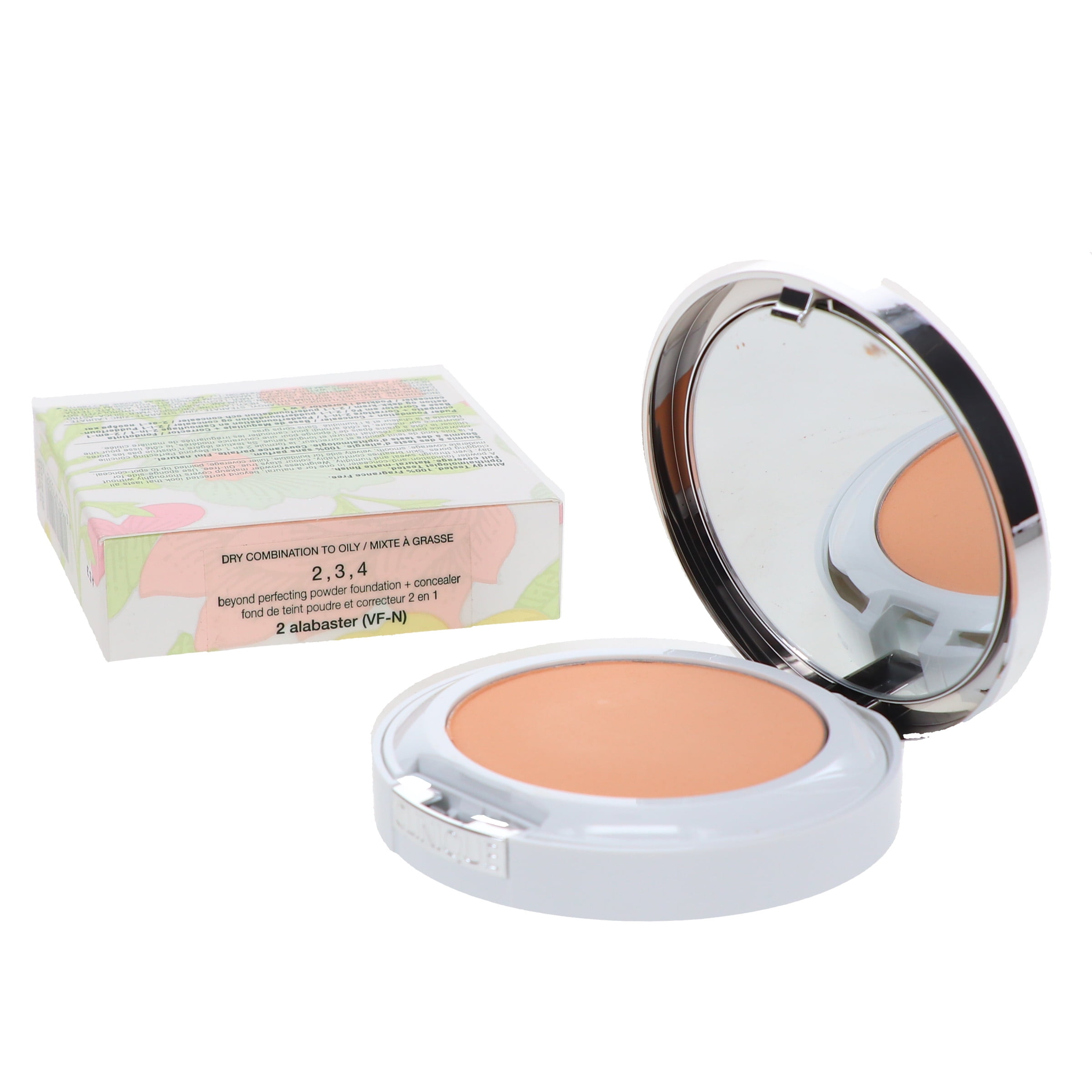 CLINIQUE Beyond Perfecting Powder Foundation + Concealer 02 Alabaster 0.51 oz