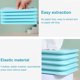 thumbnail image 5 of Caja de papel para pañuelos, servilletero plegable, para el hogar, sobremesa, reposabrazos para coche, estuche para almacenamiento de pañuelos plegable, azul kenally HA008372-02, 5 of 7