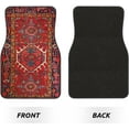 thumbnail image 2 of Car Floor Mats Set of 4, Antique Oriental Turkish Persian Carpet Vehicle Front Rear Carpets Mats Car Floor Rugs Non-Slip Auto Foot Mats Car Accessories Universal Fit for Car SUV Truck Van, 2 of 7