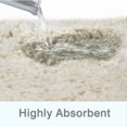 thumbnail image 4 of Alfombra de baño antideslizante de microfibra Shag, alfombra de piso lavable a máquina con microfibra suave absorbente de agua para bañera, ducha y baño 50 80, 4 of 4