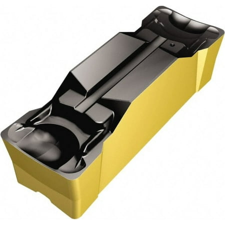 

Sandvik Coromant EN123 GM Grade 4325 2.39mm Cutting Width Carbide Grooving Insert 18.4mm Max Depth of Cut Neutral 0.2mm Corner Radius TiCN/Al2O3/TiN Finish