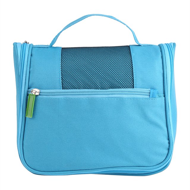 SAFEBET Bolsa de Almacenamiento de Maquillaje Cosmético de Viaje Plegable Impermeable Organizador de Baño Azul Brillante