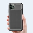 thumbnail image 3 of for iPhone 11 Pro Max Case Carbon Fiber Patterned, Military-Grade Drop Protection Cover, Slim Shockproof TPU Rubber for iPhone 11 Pro Max Anti-Scratch,Supports Wireless Charging,Black, 3 of 9