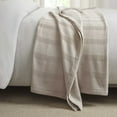 thumbnail image 6 of Lightweight Breathable 100% Cotton Knit Blanket – All-Season Bed Blanket – King Size – Mink, 6 of 8