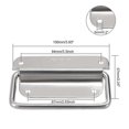 thumbnail image 2 of 4Pcs Chest Handles Stainless Steel Large Size Pull Handles for Toolbox, 2 of 2