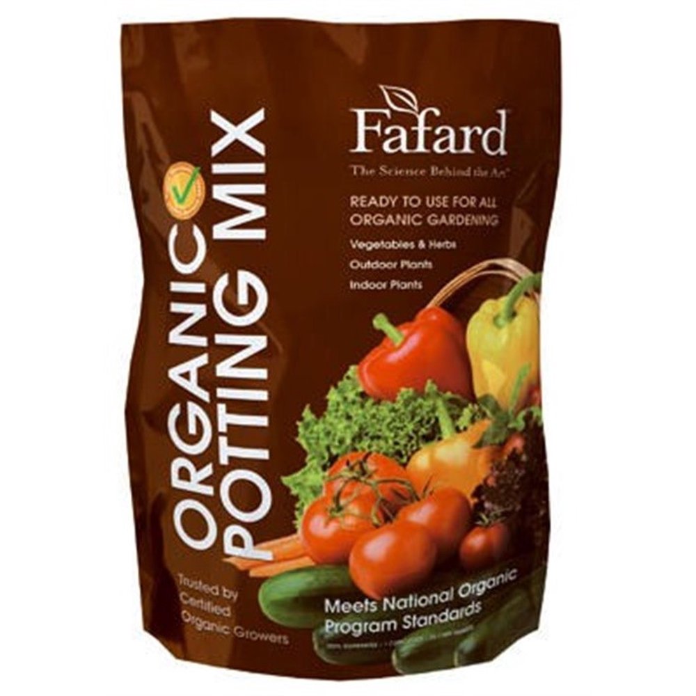 SUNGRO HORTICULTURE Potting Mix With Fertilizer, Organic, 1Cu. Ft.