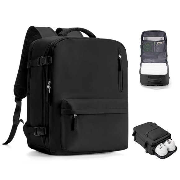 Mochila de viaje VGCUB para Spirit Airlines impermeable negra