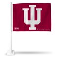 thumbnail image 1 of Indiana Hoosiers Car Flag, 1 of 1