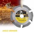 thumbnail image 4 of Disco de corte de amoladora angular de carburo para tallado de hoja de sierra circular abrasiva (6T) Tmvgtek Piezas de repuesto para herramientas, 4 of 9